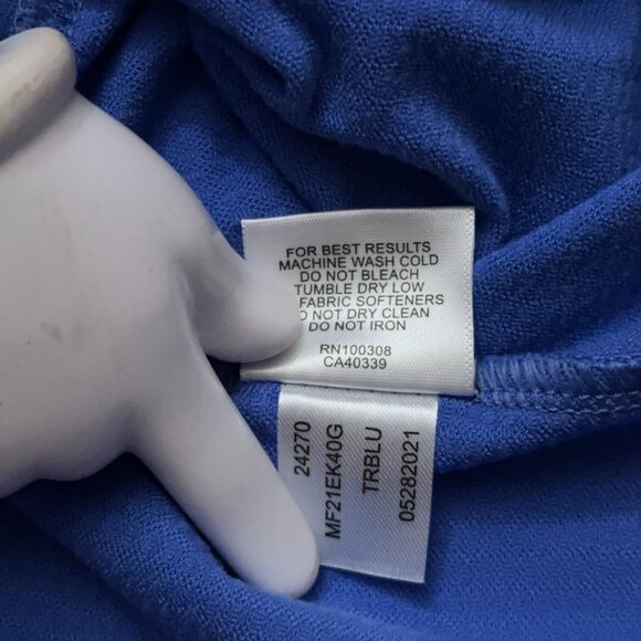 Peter Millar 1/4 Zip Pullover Mens XL Perth Engineered Stripe Performance Blue - Picture 6 of 6